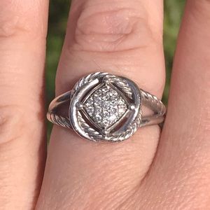 David Yurman Diamond Infinity Ring